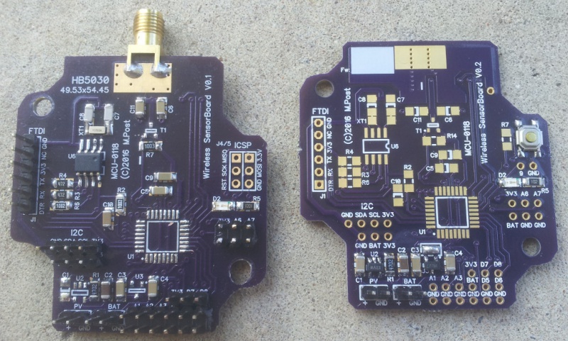 File:0118-PCB Versions 0.1 and 0.2.jpg